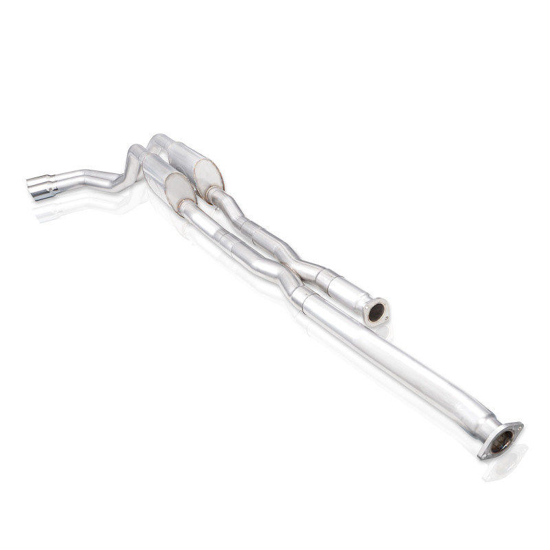 Toyota Tundra Performance Exhaust - Stainless Works - Legend Catback with Dual Mufflers - Polished - `14-`20